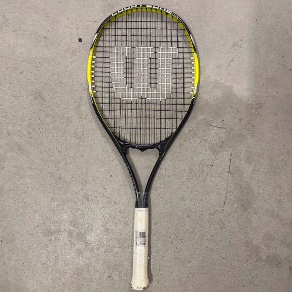 Wilson Other - Wilson Court Zone Tennis Racquet Power Bridge Technology Yellow Black Grip 4 3/8